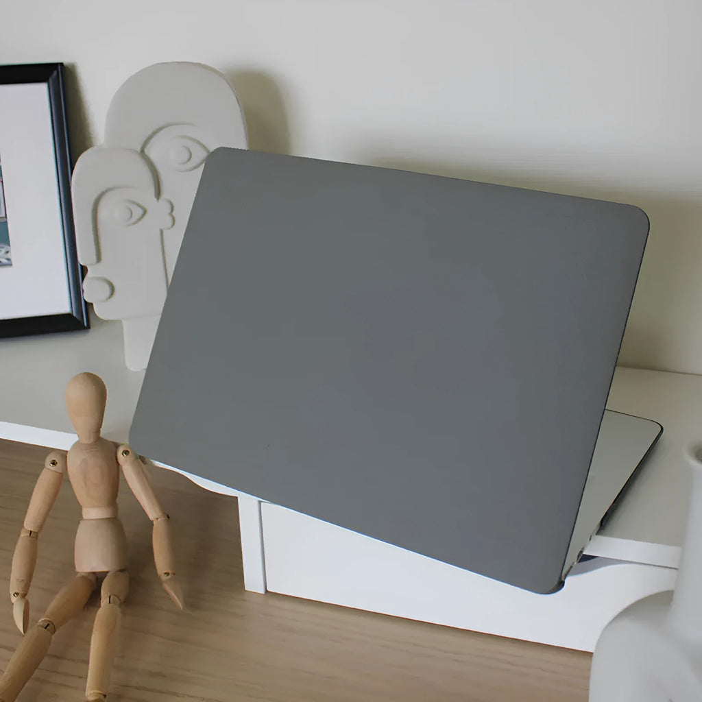 Quicksand Cobalt Gray hard plastic protective shell for MacBook 11 to 16 inch models