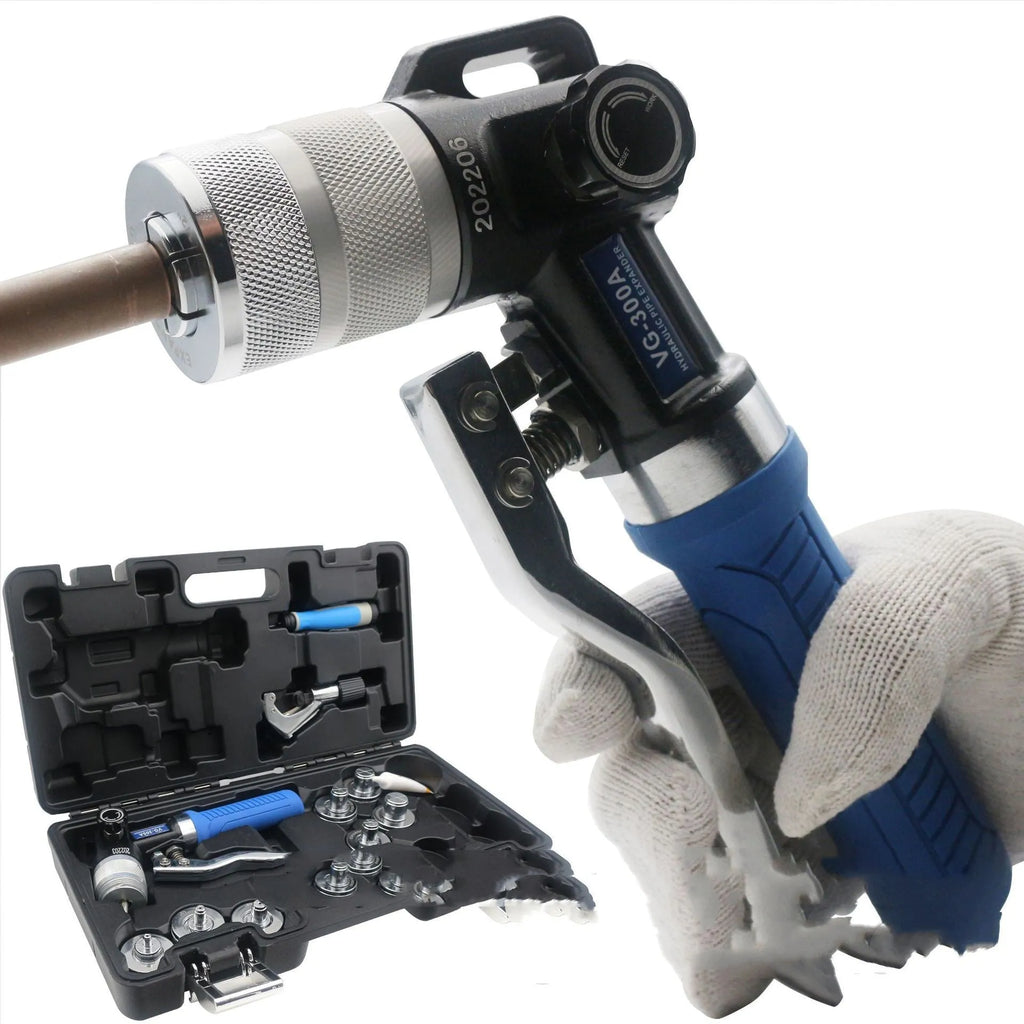 VG-300 hydraulic tube expander for refrigeration maintenance with alloy steel construction