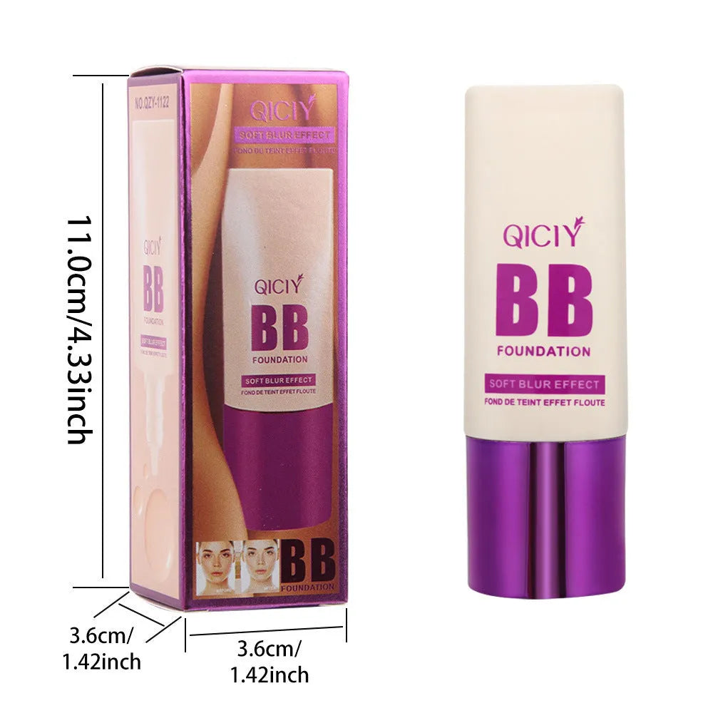 Feeding bottle BB cream liquid foundation concealer in 10 colour shades for brightening and repair