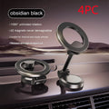 All-metal foldable magnetic car phone mount in Qian colour for dashboard mounting