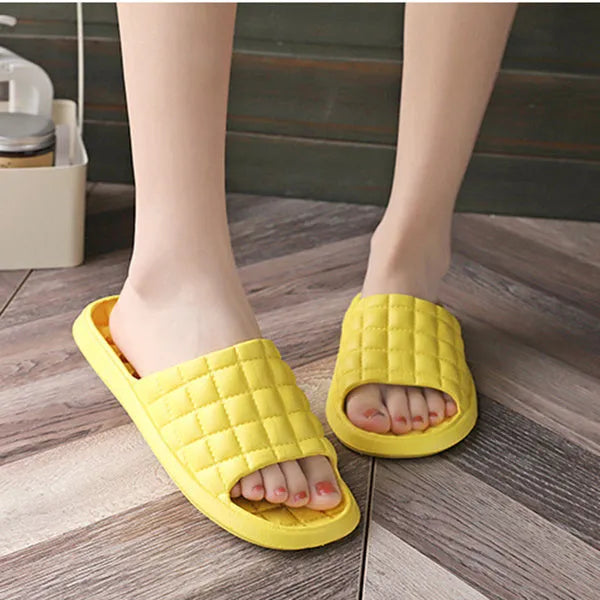 Couple summer slippers unisex EVA waterproof non-slip bathroom flip-flops in multiple colours