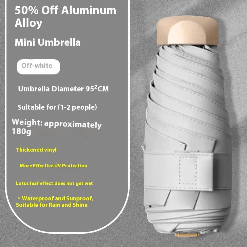 Five-fold gradient vinyl sun umbrella with alloy frame shown in blue colour option