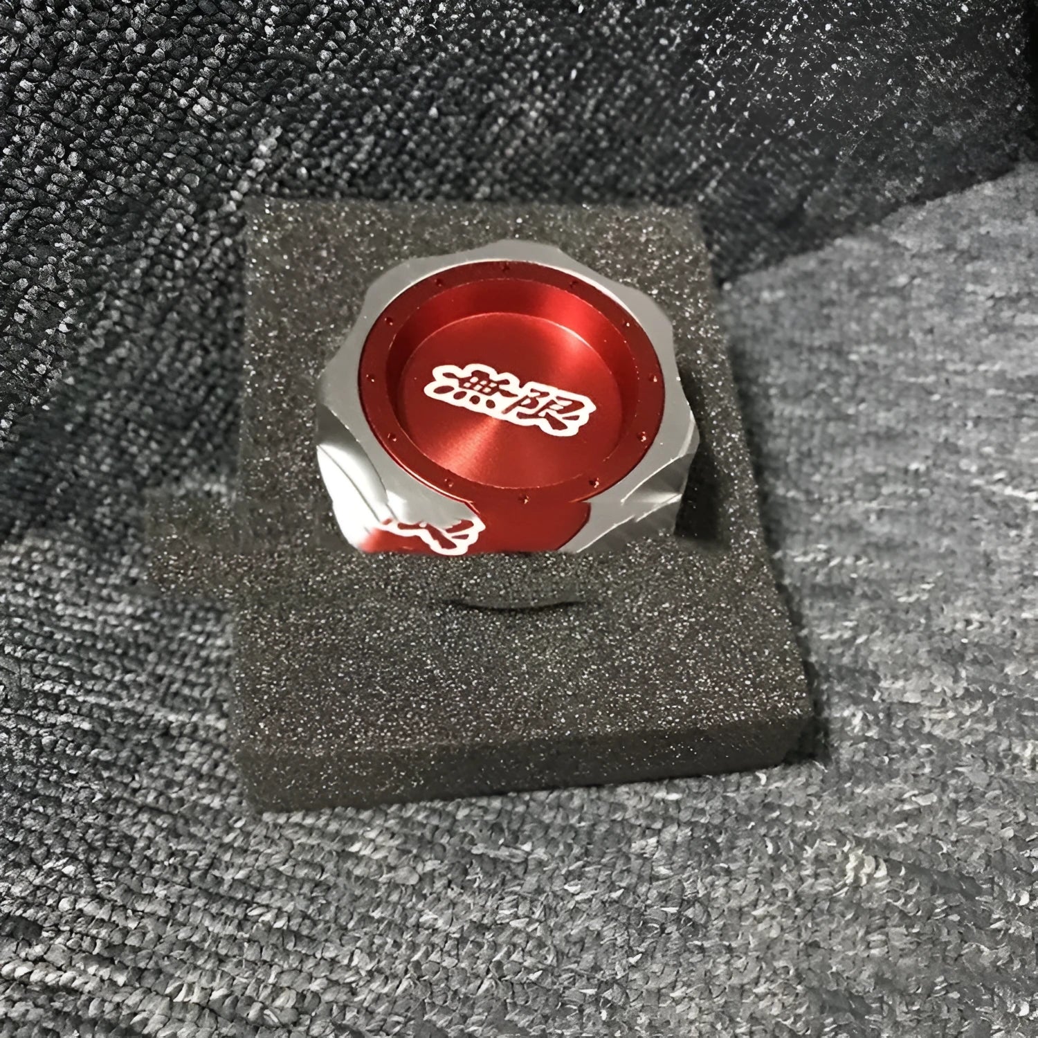 Aluminum alloy oil filter cap for Honda models in six colour options
