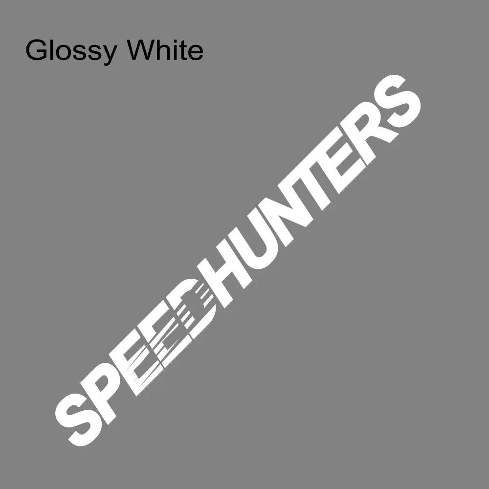 Speed Hunters reflective vinyl car sticker 59cm by 10cm for rear gear application