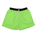 Men's black quick-drying mesh shorts for running and fitness activities