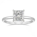 Simple geometric 925 sterling silver ring for women in a choice of gold, rose gold, or silver finish.