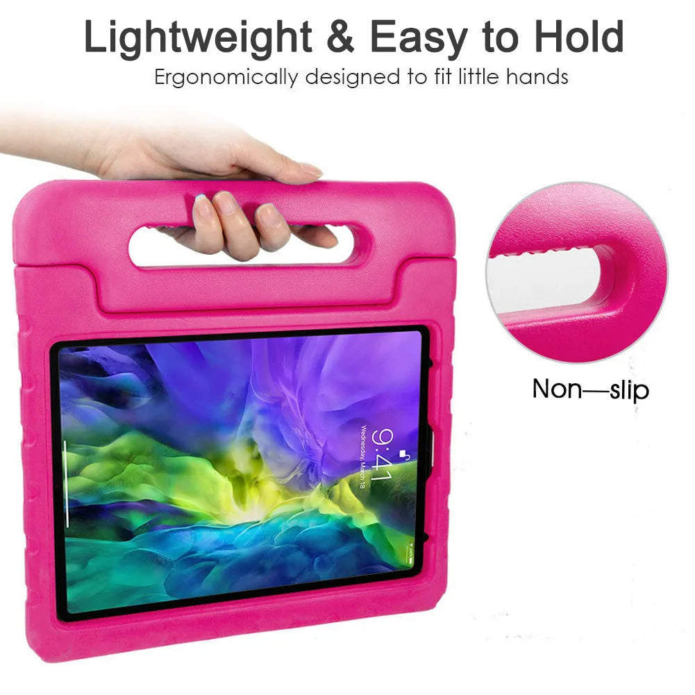 Huawei T3 9.6 EVA protective sleeve in blue, anti-fall tablet case with hard shell cover