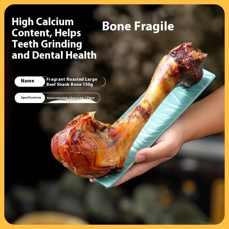 High calcium puppy dental cleaning chew stick with roasted ox bone flavour