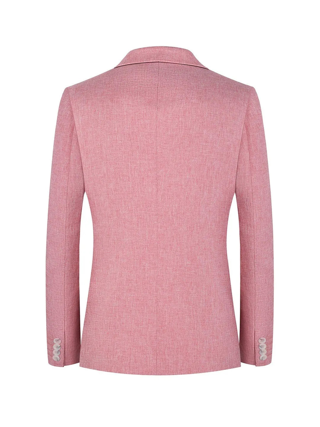 Men's western style casual suit jacket in pink and light blue options for spring and summer wear