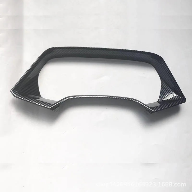 BMW X5 dashboard decorative frame in ABS plastic with peach wood or carbon fibre finish