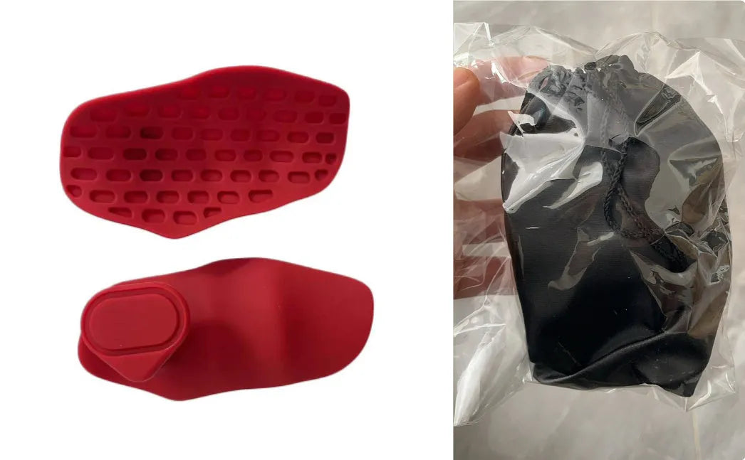Anti-slip grip strengthener for dumbbell lifting in gray color