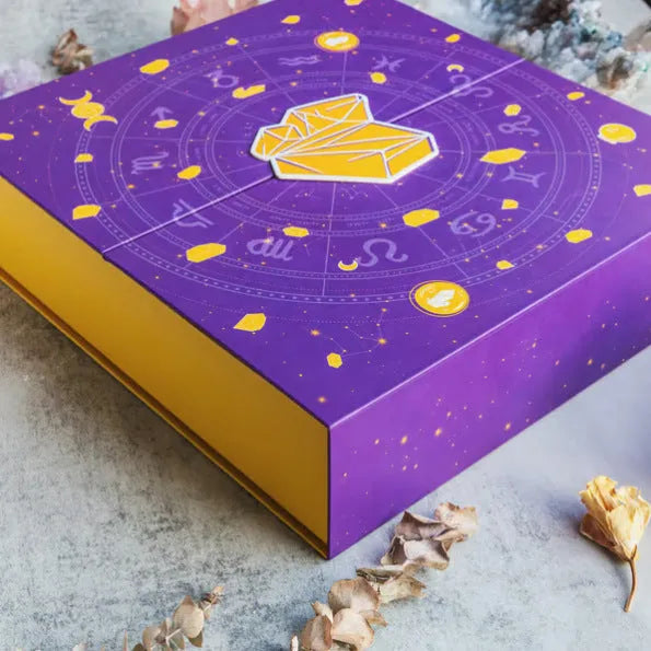 Crystal Halloween Countdown Gift Box with 33.5cm width paper construction