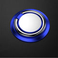 Universal finger ring magnetic car phone holder in black for mobile phone desktop and car use
