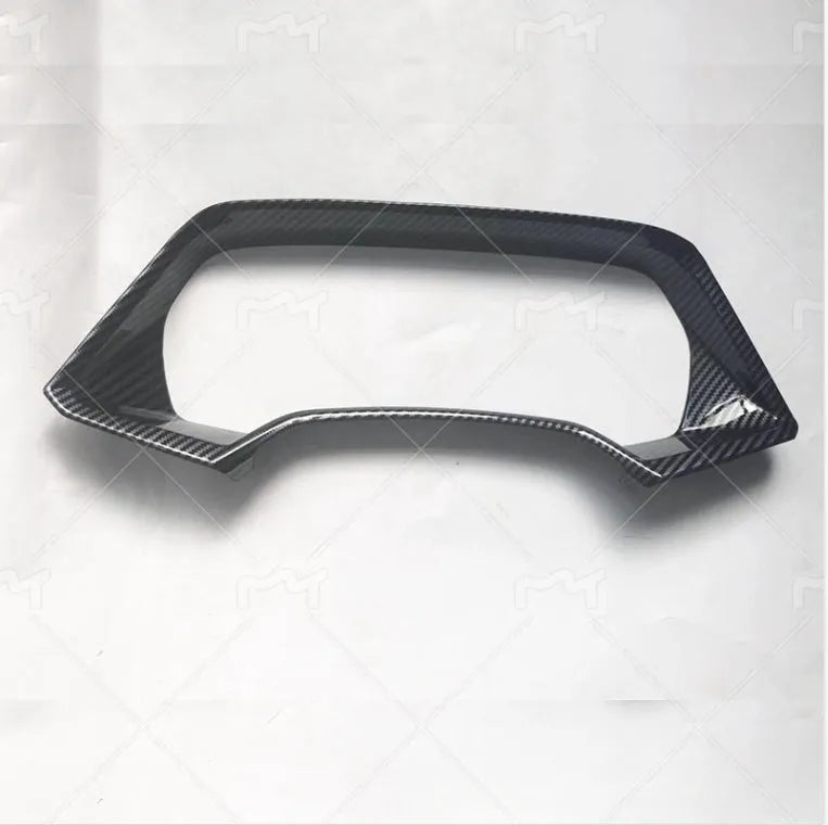 BMW X5 dashboard decorative frame in ABS plastic with peach wood or carbon fibre finish