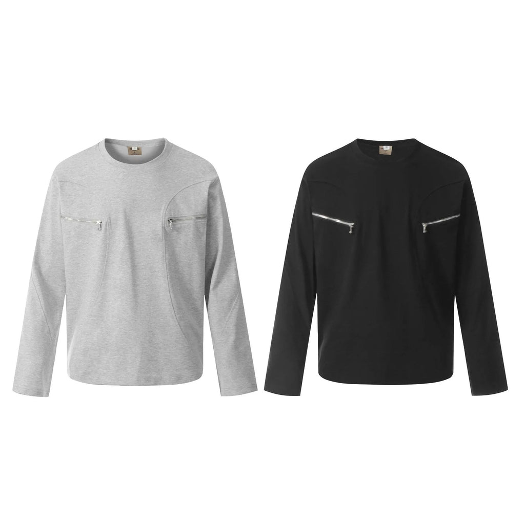 Men's cotton pullover hoodie in loose fit design showing black and grey colour options