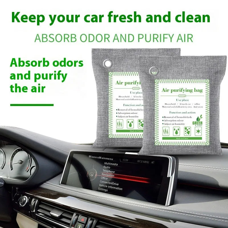Bamboo charcoal bags for formaldehyde removal in household air purification