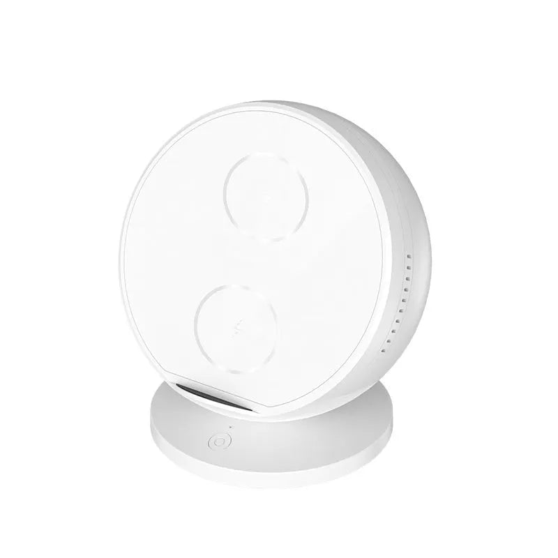 Universal mobile phone wireless charging holder with built-in Bluetooth speaker in four colour options