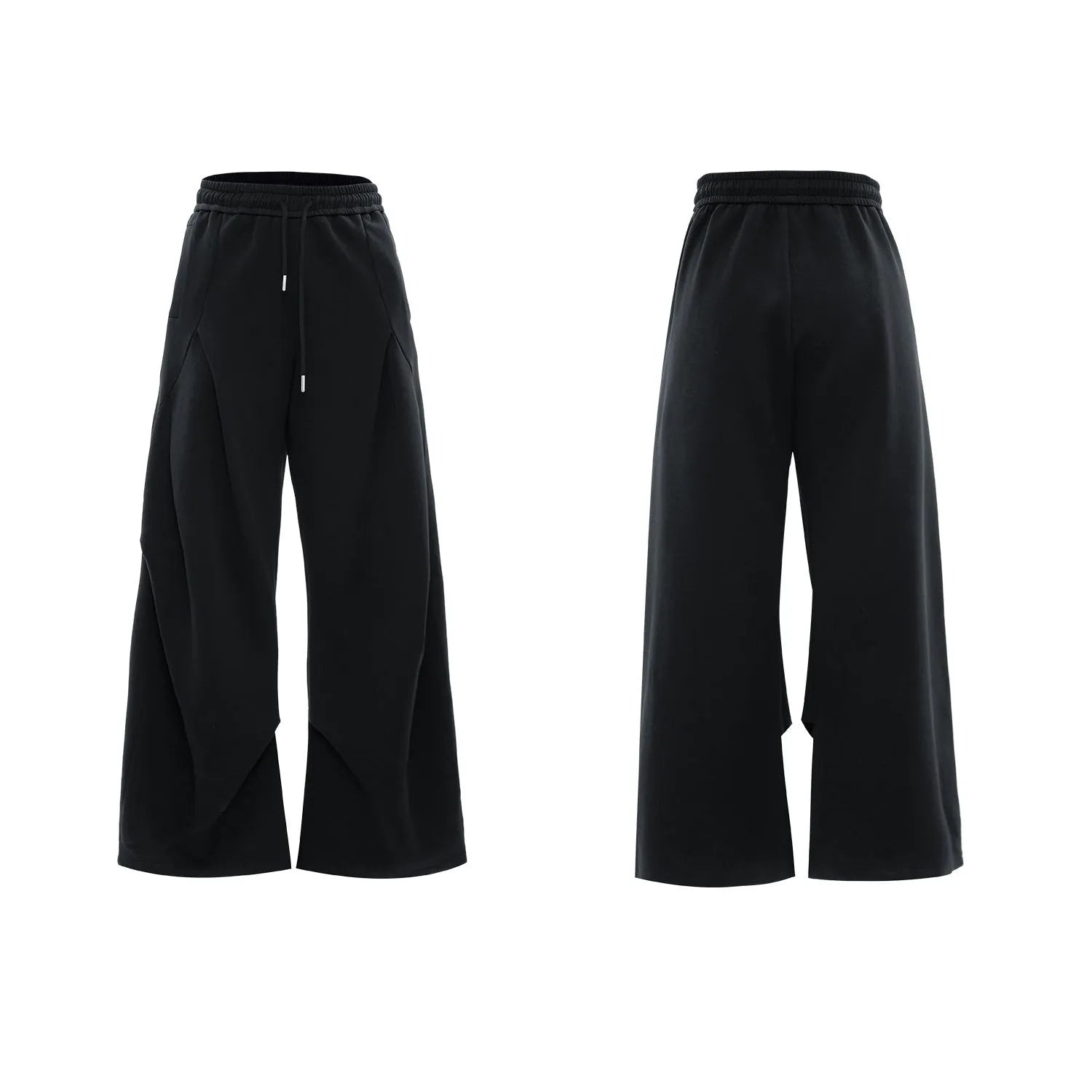 Men's dark grey cotton sports suit with metal embellishments, V-neck design, and padded shoulders