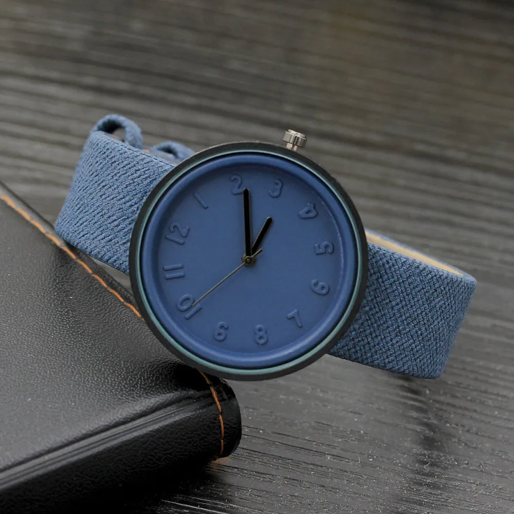 Creative ladies quartz watch with alloy dial and PU leather strap, white colour option, on display