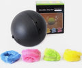 Pet electric toy ball automatic plush ball 8 cm non-toxic safe play with fleece attachments
