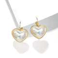 Gold alloy ear clip for women with natural style metal design