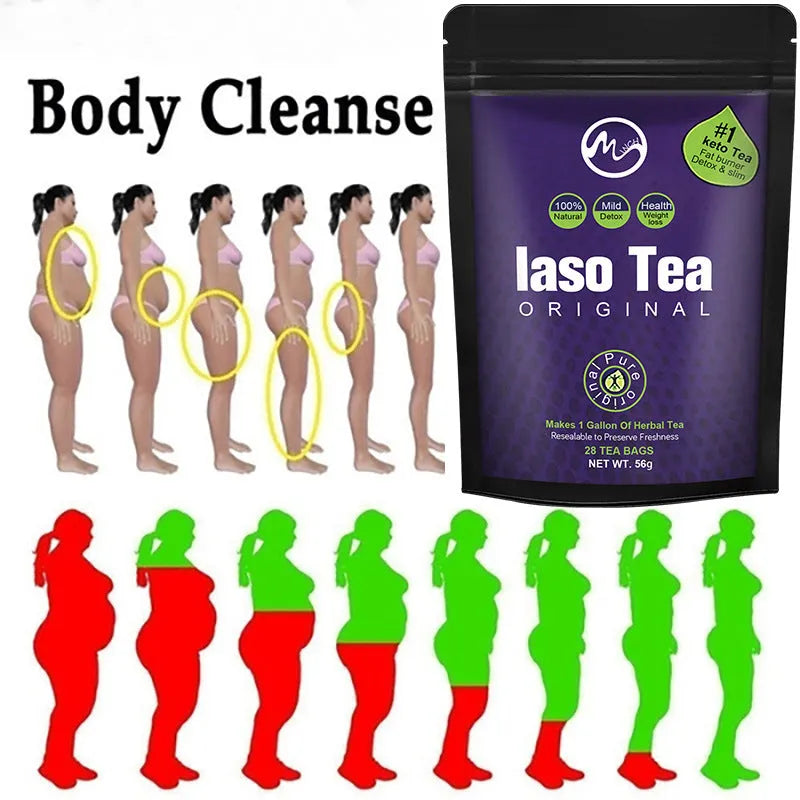 A single bag of sugar-free instant slimming tea with cold soaking preparation.