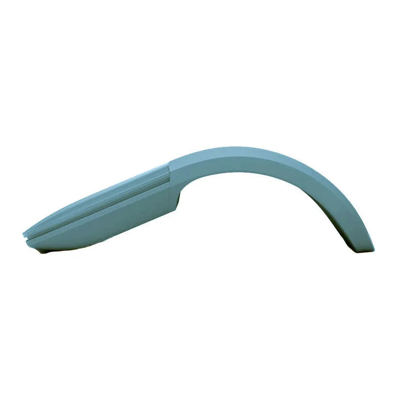 Folding Bluetooth touch wireless mouse showing compact design and multiple colour options