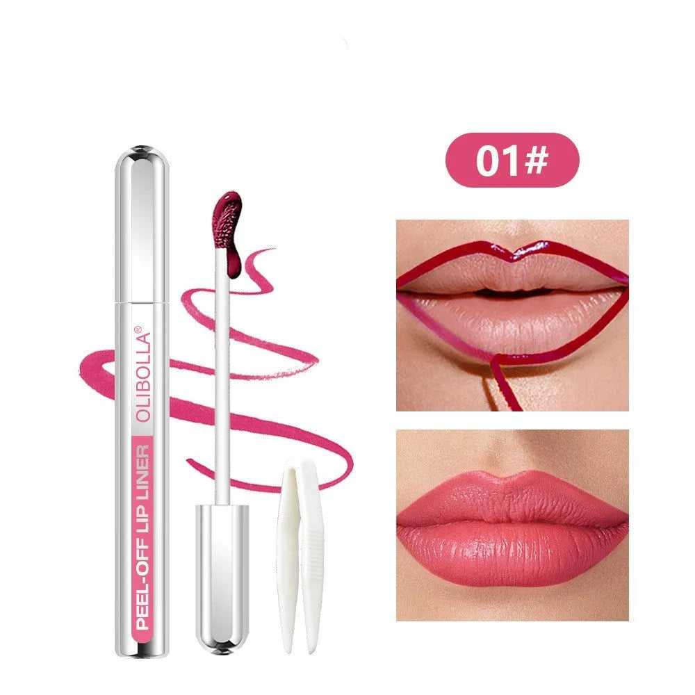 Matte waterproof dyed lip gloss 3.5ml in five colour options 01-05 style