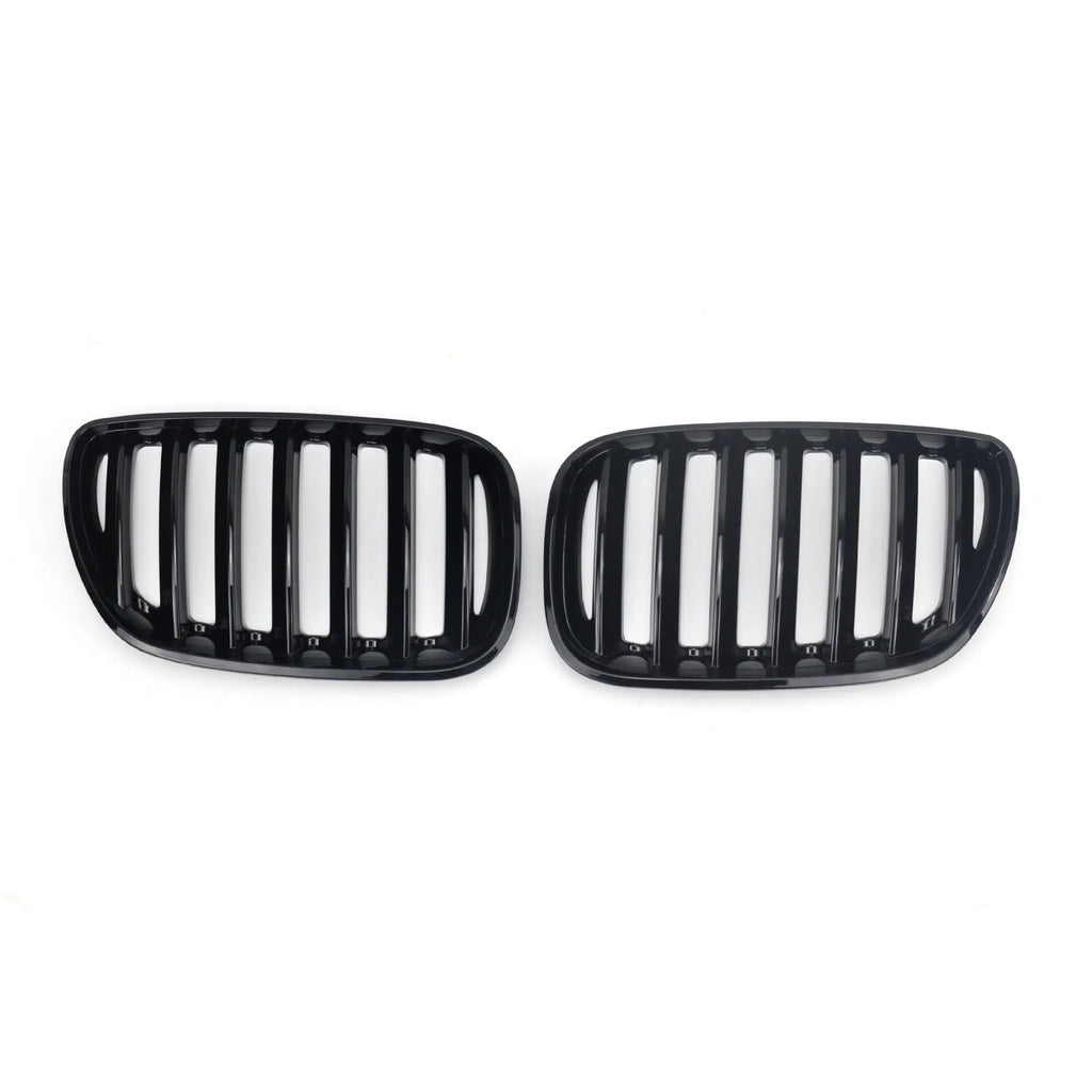 Bright Black ABS plastic front centre grille set for BMW X5 E53 2000-2003 model