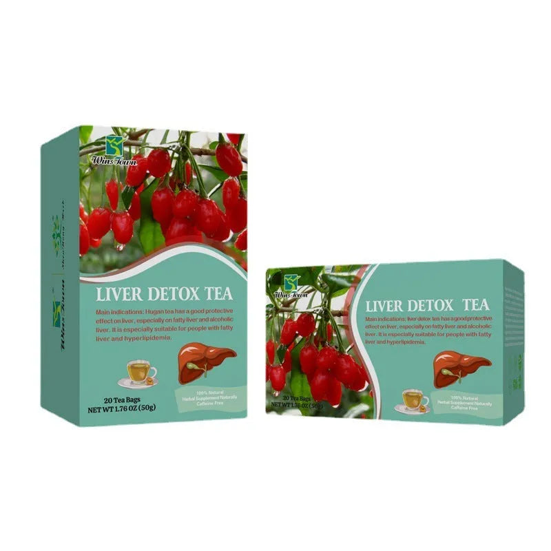 Herbal substitutional tea loose leaves in 50g package showing medicine food homology blend