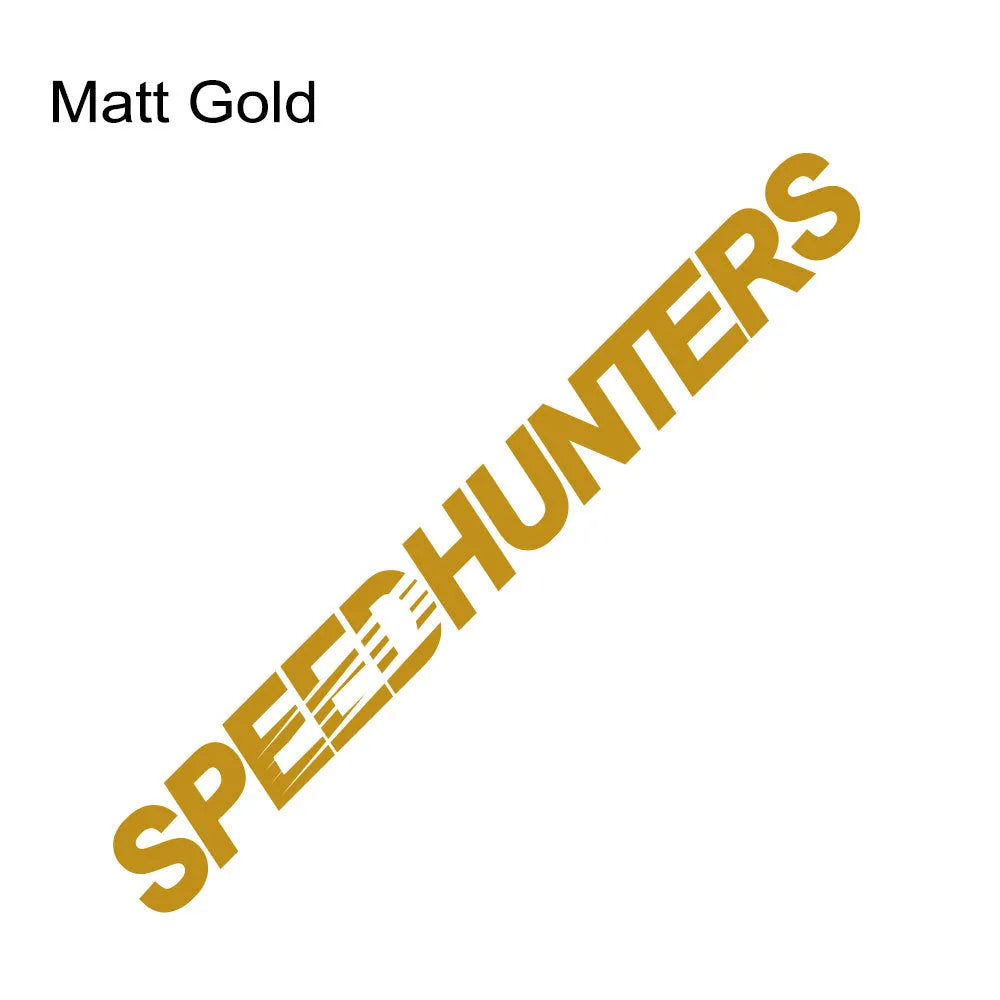 Speed Hunters reflective vinyl car sticker 59cm by 10cm for rear gear application
