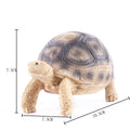 Resin ornamental figurine for pet turtle tanks, Brazilian turtle habitat style, KLT-318 Sea Turtle, 10.5x7.5x7.5 cm
