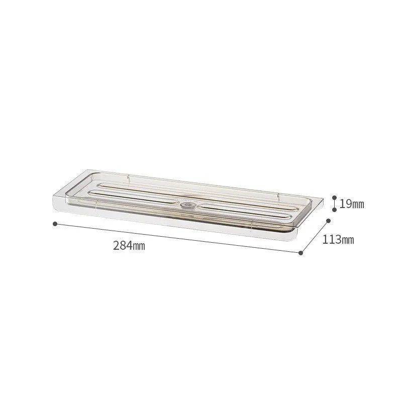 Glass telescopic spice seasoning bottle with leak-proof lid in transparent grey short style on kitchen counter