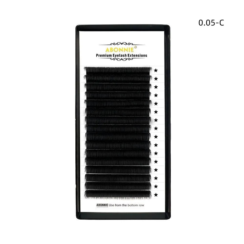 16-row dense mink hair false eyelashes showing matte round wool texture with length options from 8mm to 18mm
