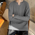 Women's plus size striped loose fit pullover top in black, grey, or white