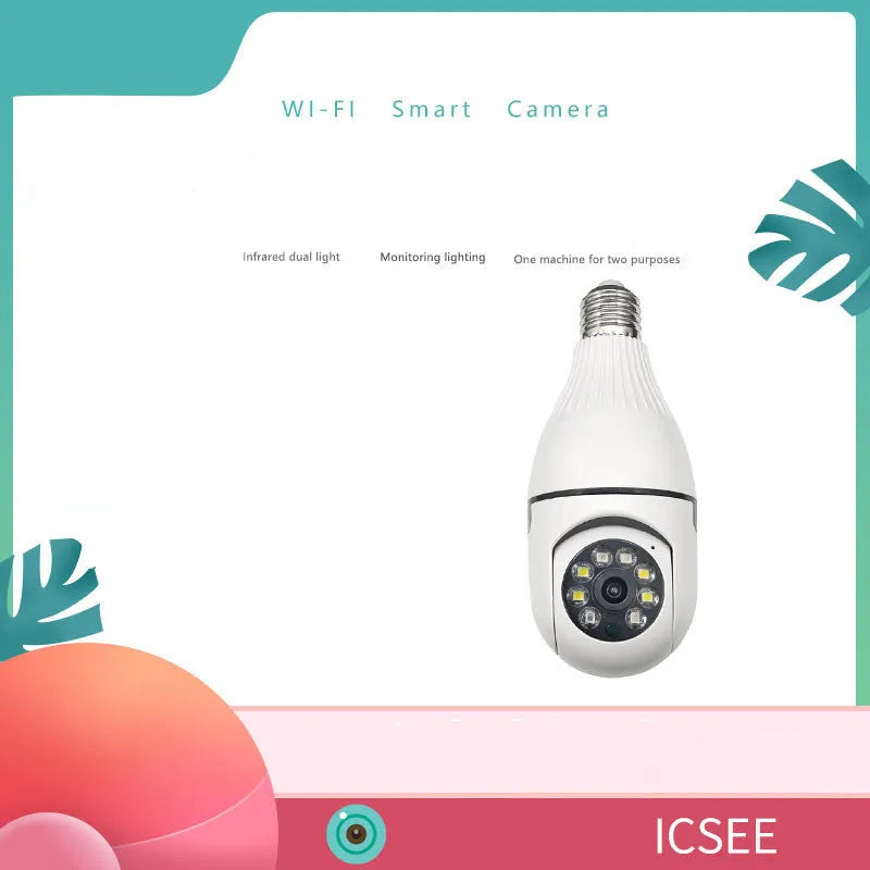Minions character wireless surveillance camera with wide-angle lens for indoor monitoring