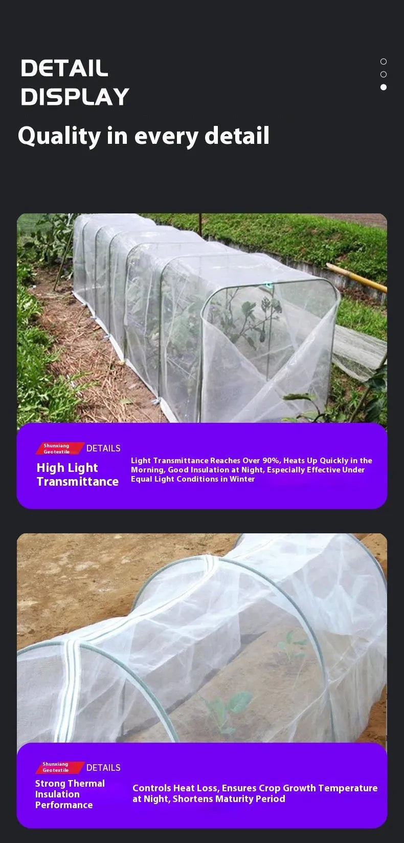 Plastic greenhouse film roll for vegetable shed insulation measuring 4 metres by 8 metres