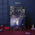 A5 luminous hardcover notebook with night elves design and full-colour illustrated pages