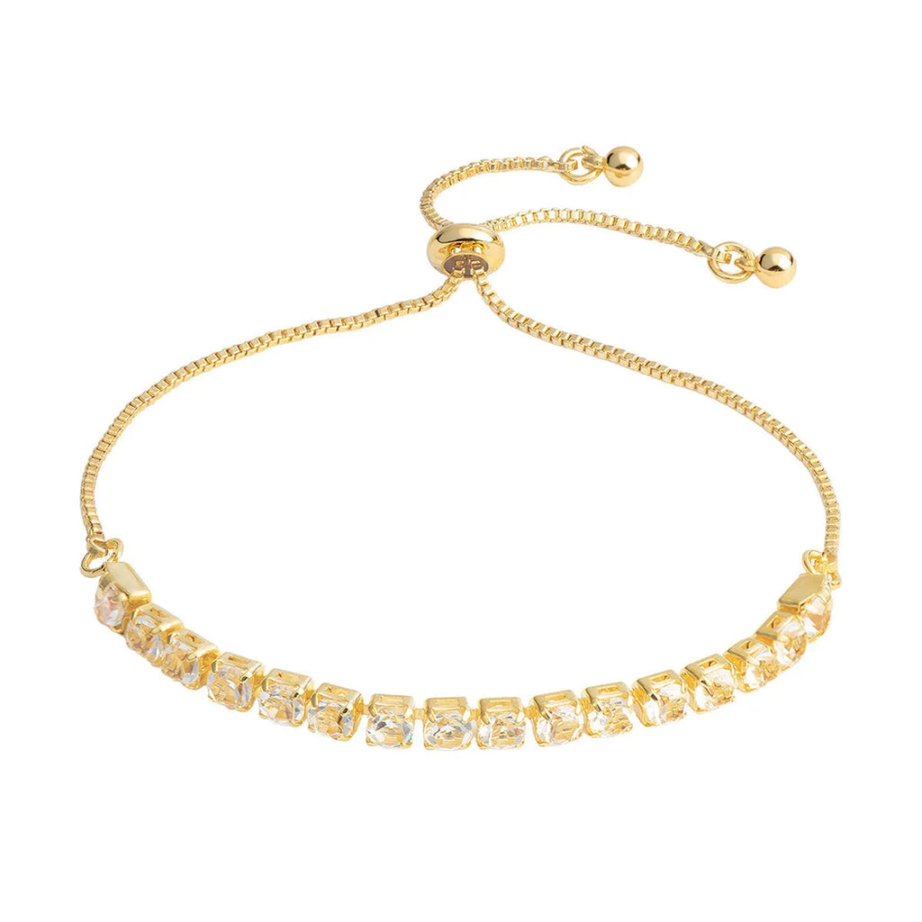 Micro-studded claw chain simple bracelet in metal with electroplated finish, unisex geometric round and dot stud design.