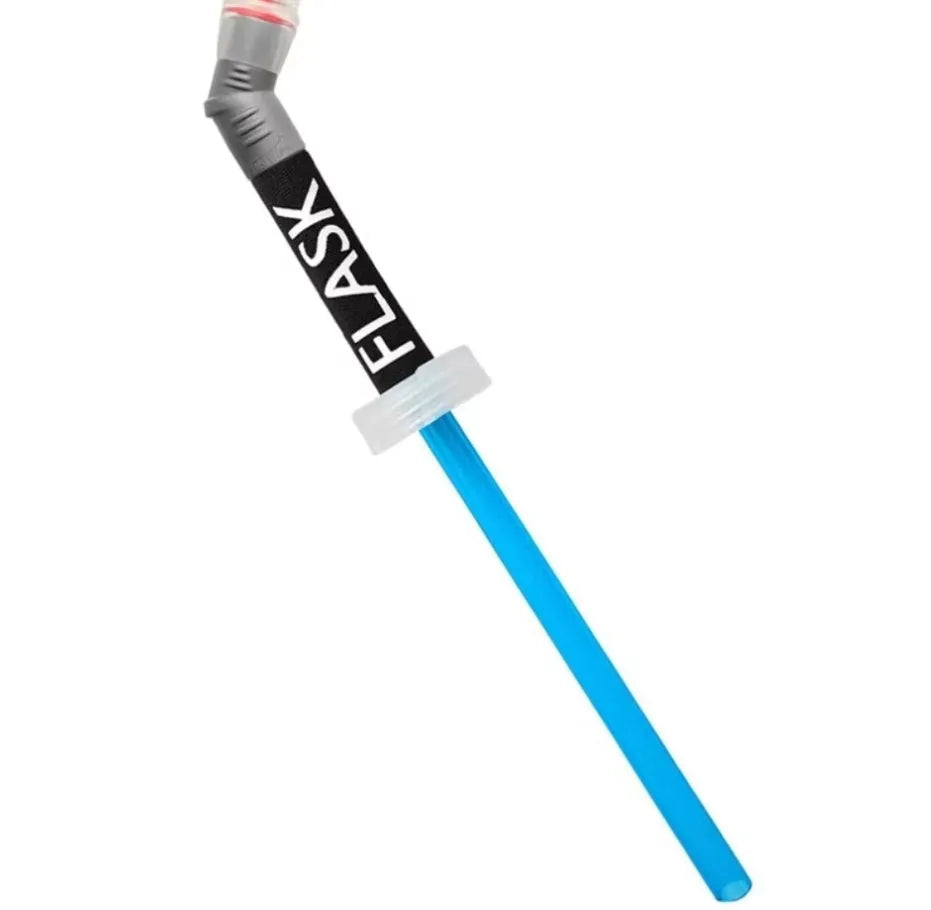 Plastic portable drinking straw with suction tube for mountain climbing and cycling