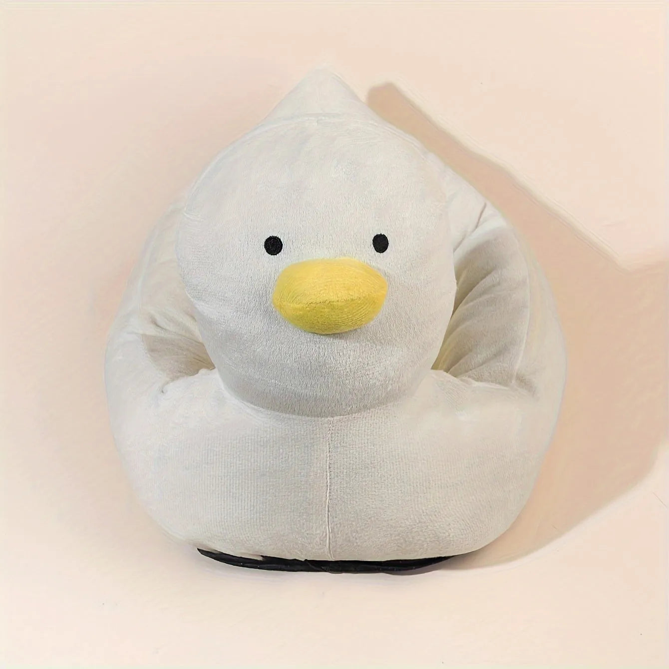 Duck-shaped blue pet bed sofa for small dogs and cats with fluffy polyester filling