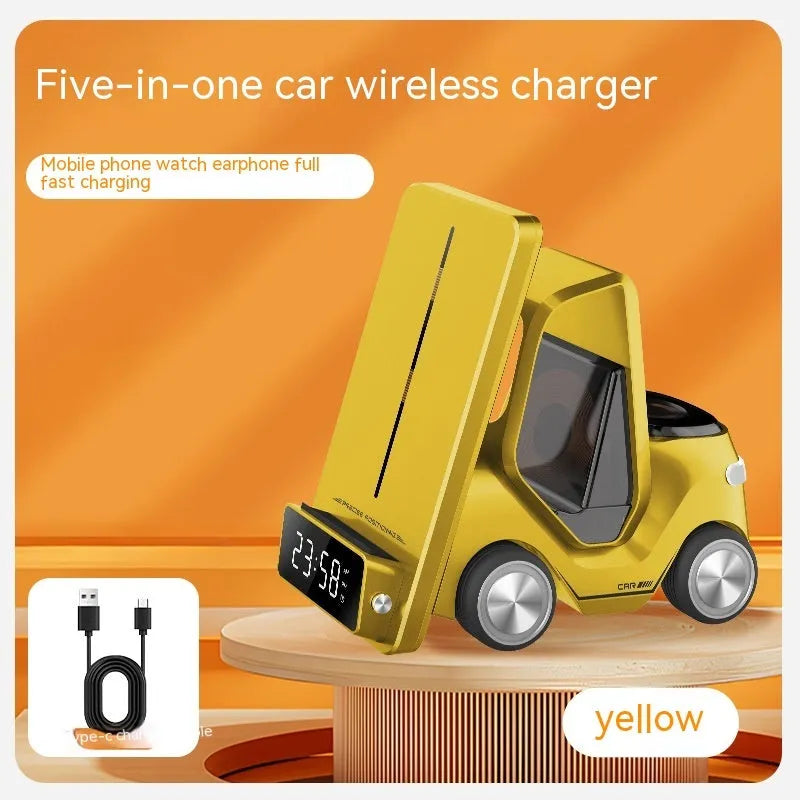 15W three-in-one wireless charging bracket for kitchen appliances in four colour options
