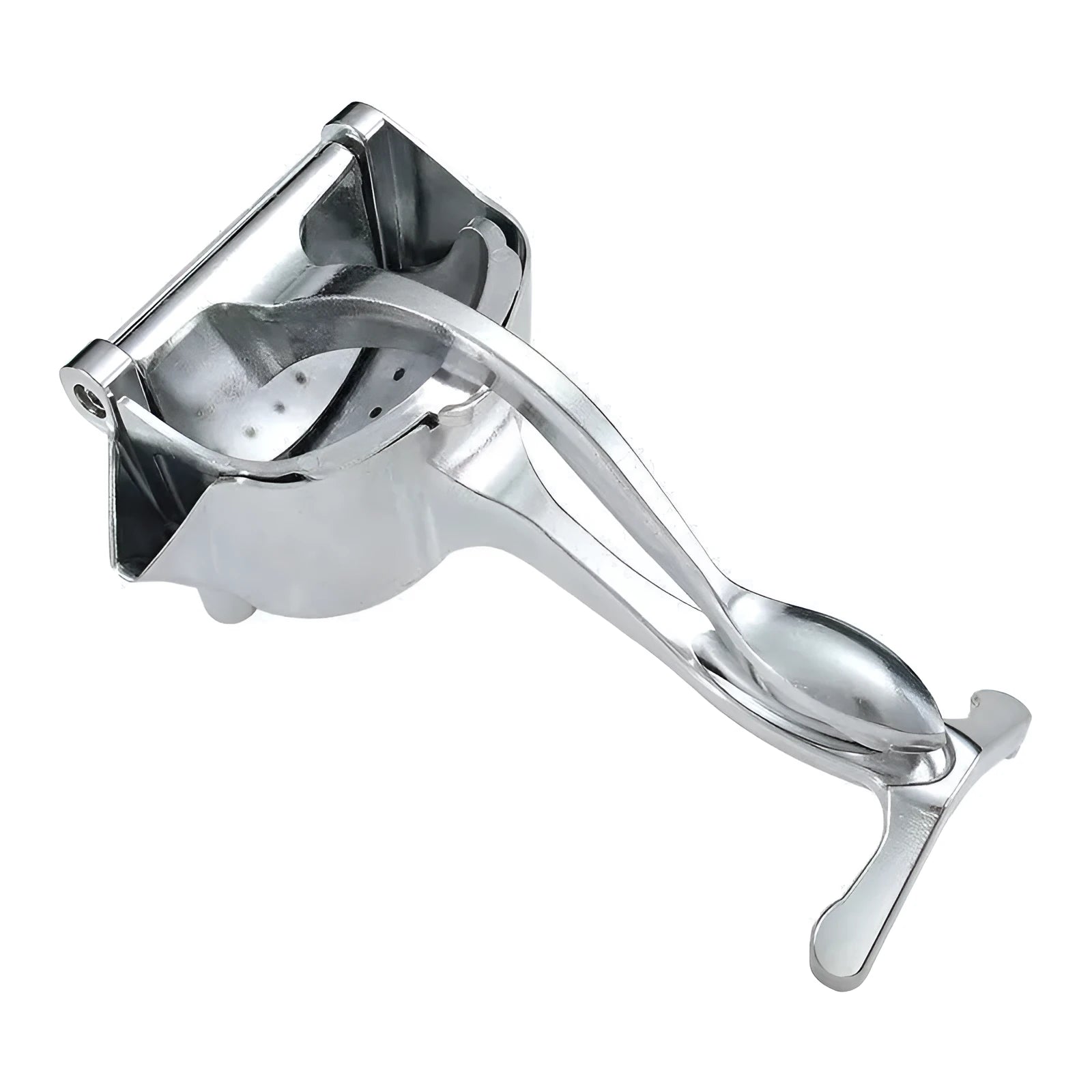 Manual juicer small multifunctional iron silver tool for squeezing orange juice and opening nuts