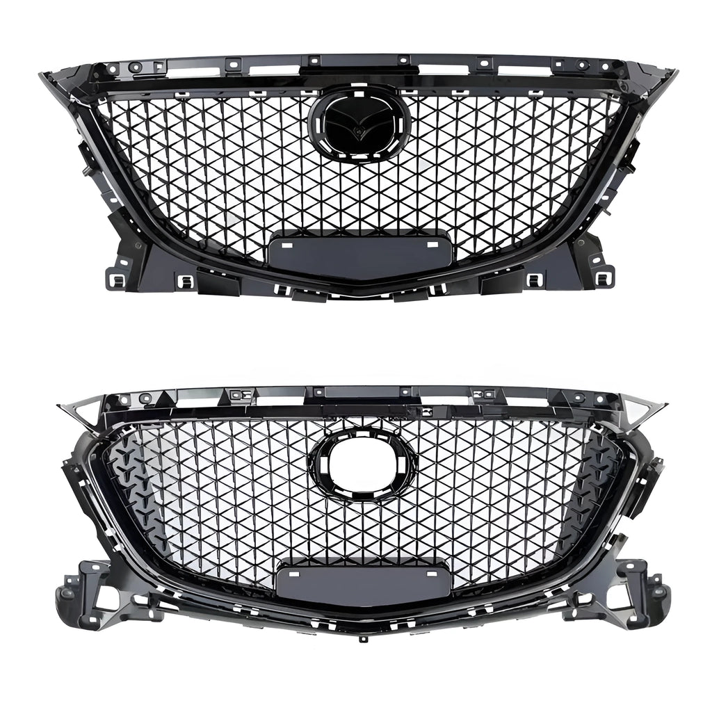Volkswagen Unksera three-section front shovel tail retrofit kit in carbon braze pattern finish