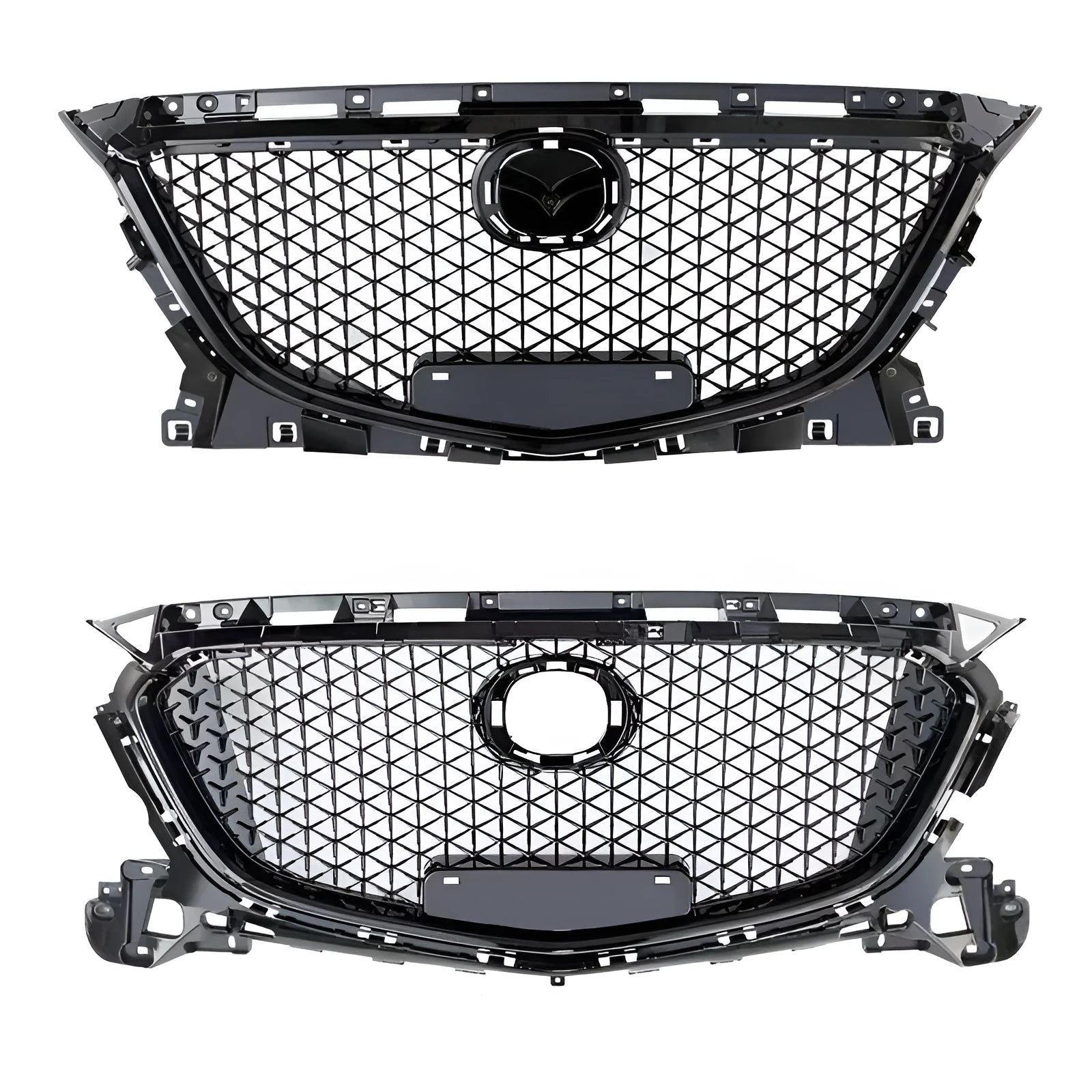 Volkswagen Unksera three-section front shovel tail retrofit kit in carbon braze pattern finish