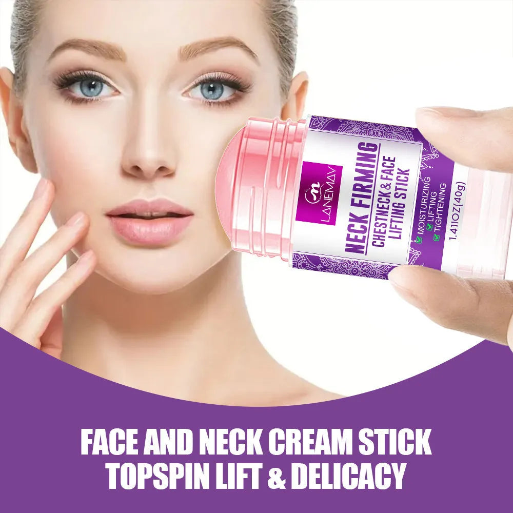 40g jar of anti-wrinkle neck firming cream for moisturising and brightening