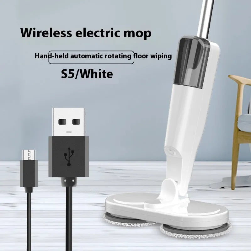 Wireless floor cleaning robot in S5 Green colour with USB charging port and water tank