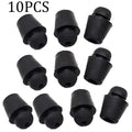 Ten rubber automobile buckle clips with shock absorption function for vehicle interiors