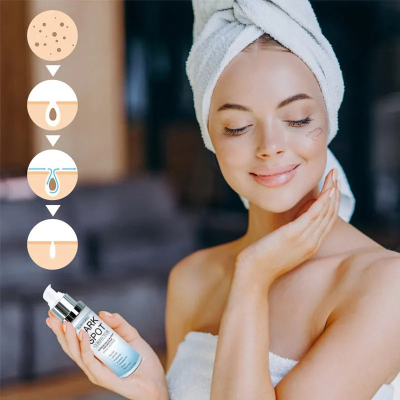 30ml bottle of Spot Lightening Essence skincare treatment for brightening and moisturising