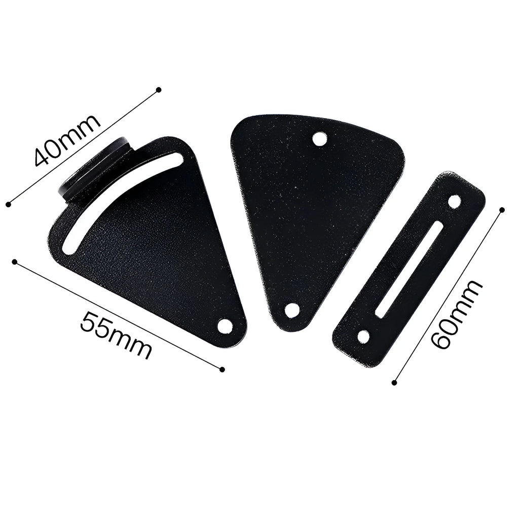 Black stainless steel sliding barn door lock for interior doors.